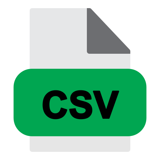 CSV file icon